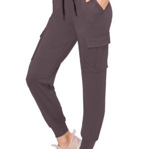 سروال رياضي كارجو للنساء من الوايز- سروال رياضي كاجوال ناعم بنمط زبداني للنساء مع جيوب