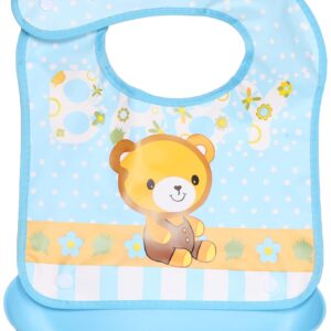 مريلة أطفال بلاستيك بجيب من لا فروتا 22674- متعددة الألوان