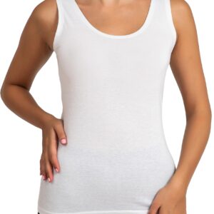 فانلة توب كات بفتيل واسع من القطن للنساء شارمين