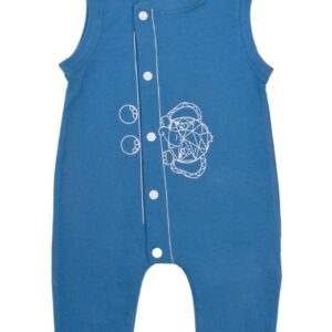 طقم بيجامة سالوبيت قصير مطبوع بدون أكمام للأولاد البيبي من جونيور