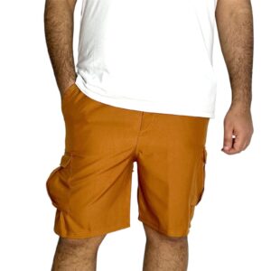 شورت من قماش جبردين فضفاض خفيف بمقاسات خاصة