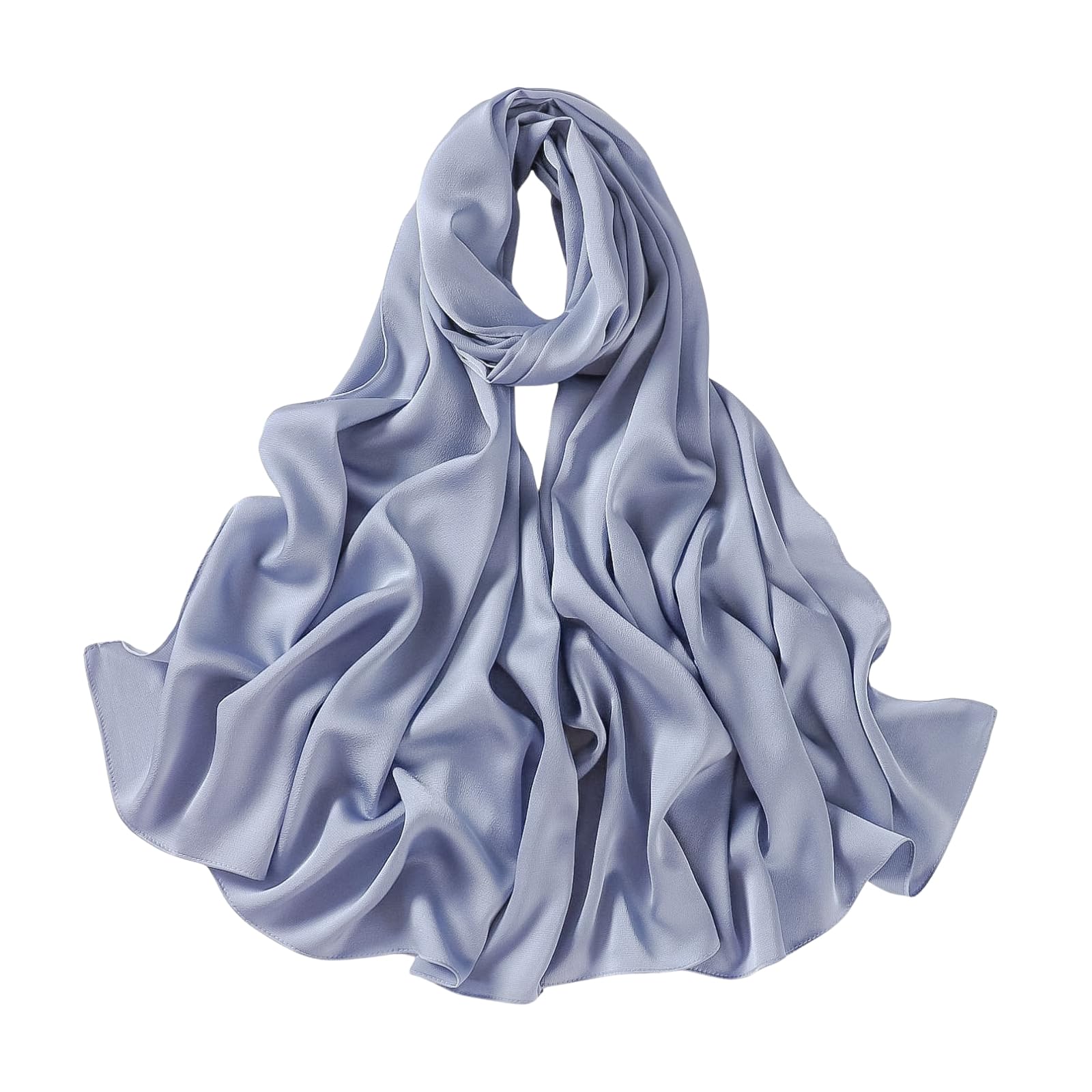 71I-p84wl3L حجاب للنساء من صن دي اس جي تي بلون سادة حجاب شيفون ناعم خفيف الوزن وشاح راس اسلامي للنساء