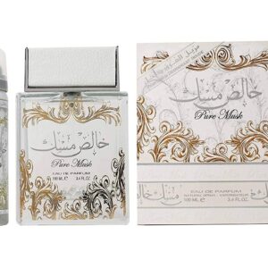 عطر خالص مسك من لطافة للجنسين او دى بارفان 100 مل ومزيل عرق بخاخ 50