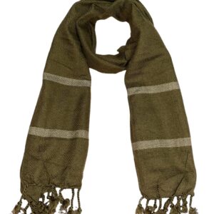 وشاح/سكارف/شال/غطاء/كوفية/بطانية شتوي منقش تصميم مخطط للرجال والنساء - حجم صغير 170x50سم