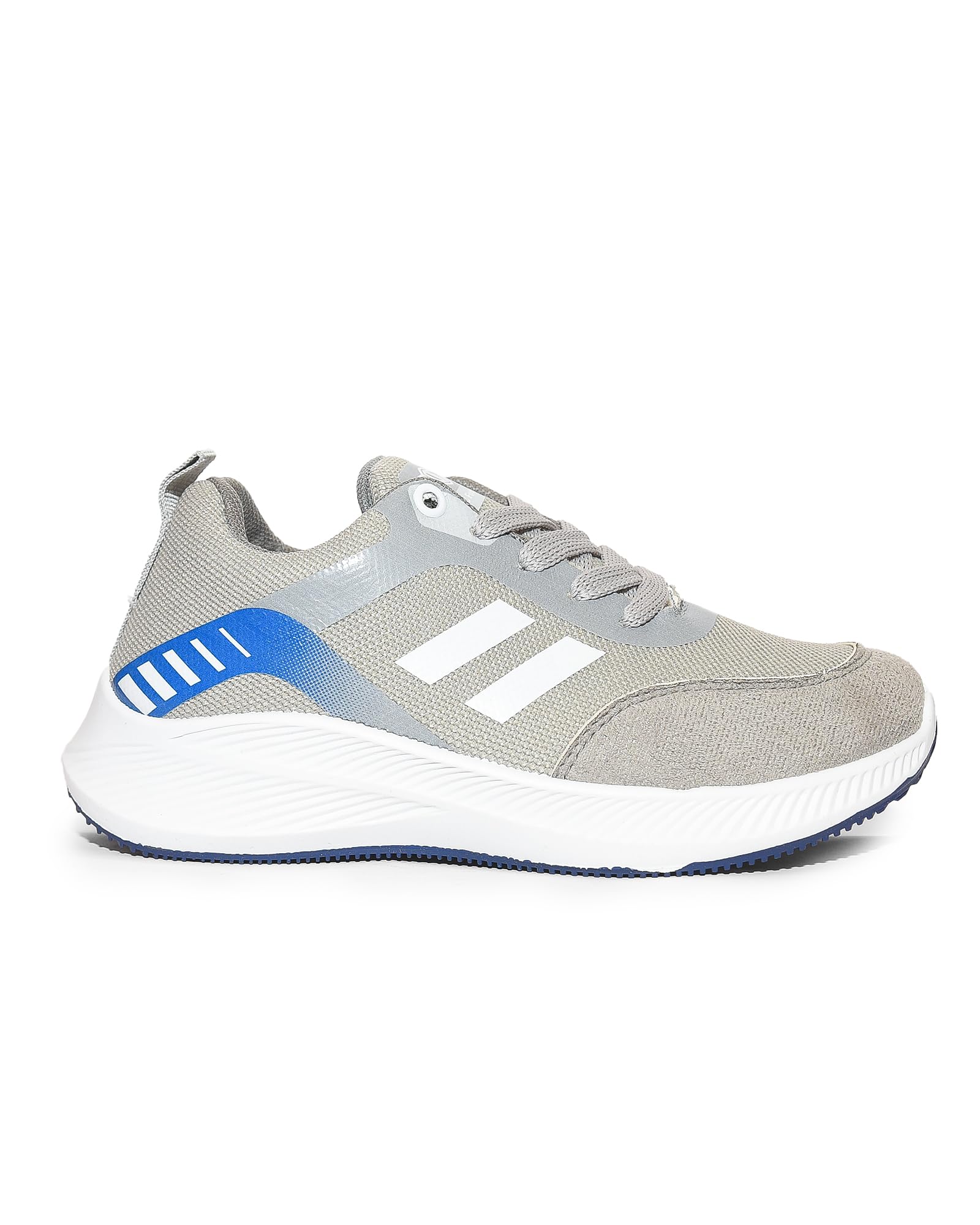 71Kf5EQfJmL حذاء رياضي منسوج للنساء - تصميم مطبوع انيق، لون رمادي، مقاس 38 EU