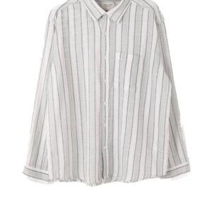 قميص بقصة عادية وأكمام طويلة للرجال من ال سي وايكيكي