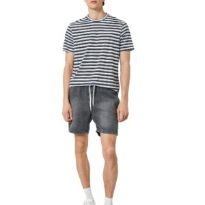 KOTON Men's Denim Shorts Drawstring Pocket Detailed Cotton Chino shorts