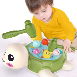 مجسم قالب على شك سلحفاة كرتونية لعبة تساعد تدريب قوة الذراع من واك ايه-مول أخضر بلاستيك