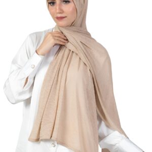 سكارف الموضة من الكريب والليكرا للنساء من فرح