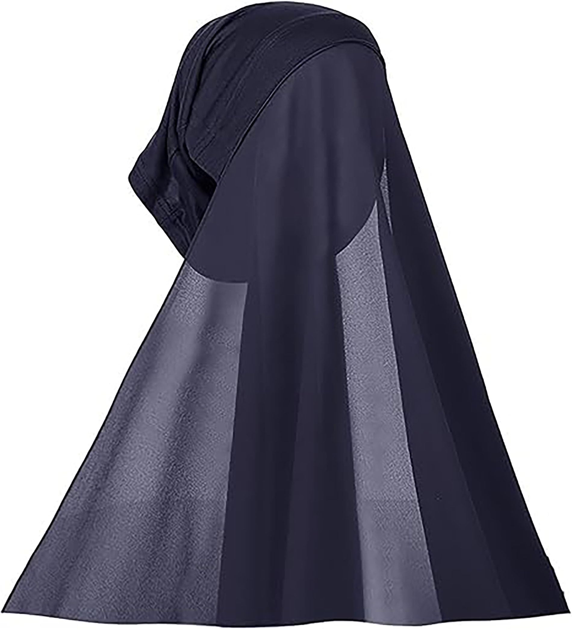 71NgeNX9OuL حجاب فوري من جودتول، حجاب مع بونيه بنمط قبعة داخلية للحجاب بلون سادة، غطاء رأس كامل، لون أسود