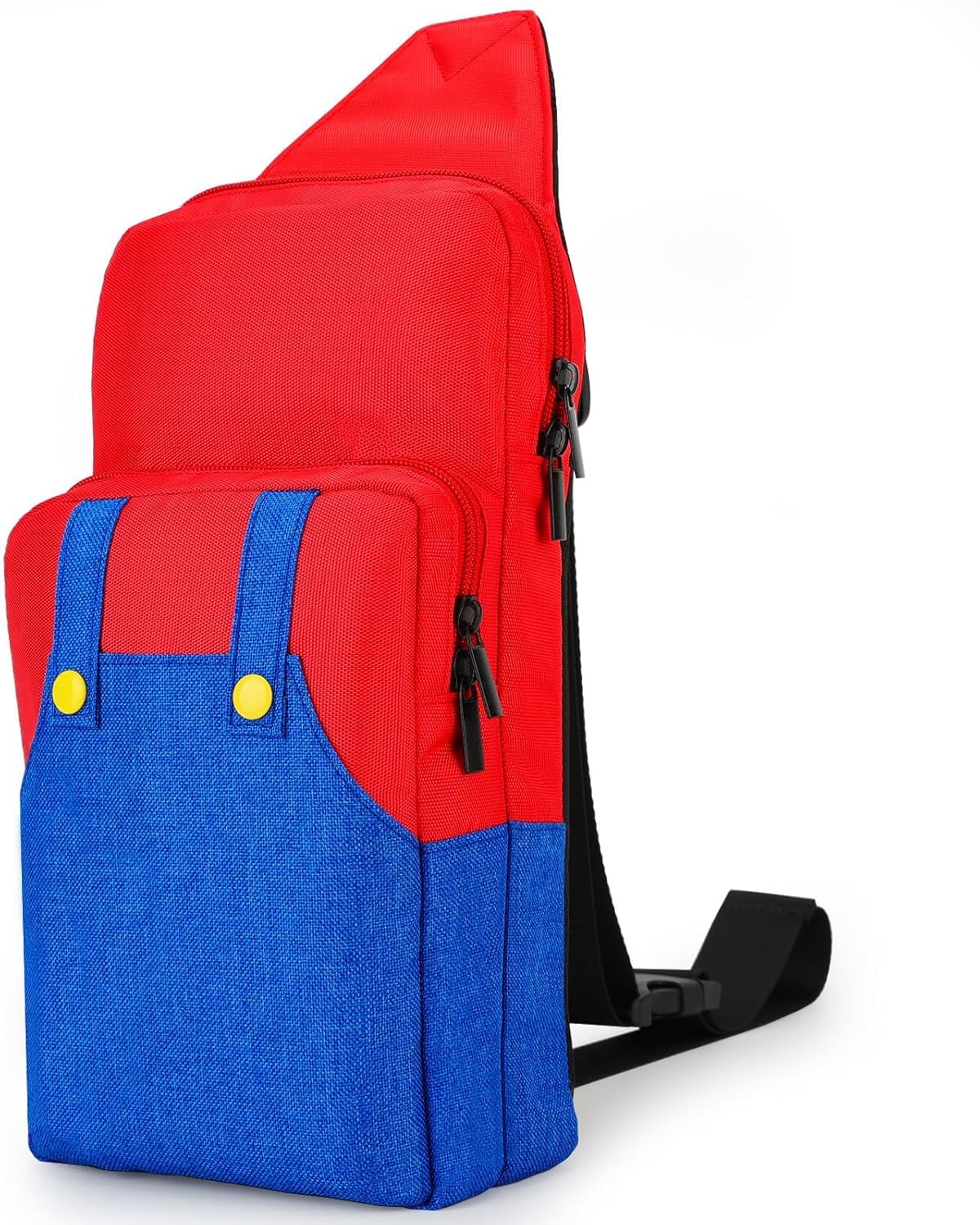 71OAtytffrL شنطة سفر لطيفة لجهاز نينتيندو سويتش/لايت/OLED، شنطة ظهر صغيرة محمولة على الكتف لحمل وحدة ان اس كونسولو وقاعدة شحن وجوي كون وملحقات للرجال والنساء