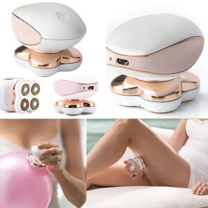 جهاز إزالة الشعر الكهربائي - الخالي من الألم للنساء مزود بضوء LED لتحسين الرؤية، أدوات العناية الشخصية الضرورية للنساء، إزالة الشعر بسرعة وبدون ألم لمنطقة البكيني والإبط والذراعين