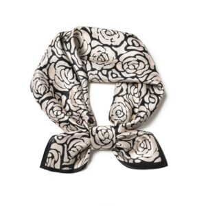 وشاح باندانا للشعر من الساتان الحريري للنساء، وشاح عصري خفيف الوزن للرقبة والرأس للنوم وحقائب اليد والاكسسوارات