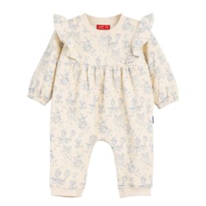 سالوبيت قصير مطبوع بأكمام طويلة للبنات من جونيور، عبوة من قطعة واحدة