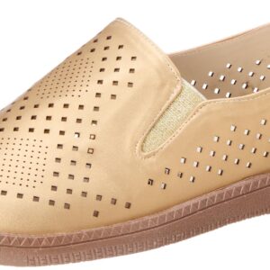 حذاء للنساء بلون ذهبي، مقاس 40 EU