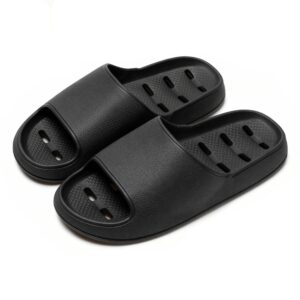 شبشب استحمام مريح وصندل خفيف الوزن وتصميم مانع للانزلاق مزود بفتحات تصريف ذكية وحذاء داخلي وخارجي للمنزل والشاطئ والاستخدامات الداخلية والخارجية من جودتول