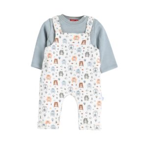 جونيور سالوبيت قصير مطبوع باكمام طويلة للاولاد (عبوة من قطعة واحدة)