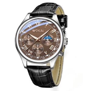 ساعة كوارتز للرجال من كليويتو، هيكل من خليط معدني، سوار من جلد البولي يوريثين، شاشة رقمية، مقاومة للماء، مثالية للمحترفين