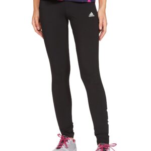 سروال ضيق نسائي بخصر عالي كاجوال من اديداس مزين باللوجو