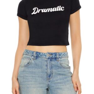 تي شيرت اطفال برسومات درامية للنساء من فوريفر 21