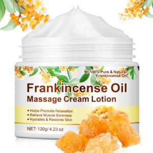 بلسم فرانكنسنس مضاد للشيخوخة ودعم العضلات - كريم اللبان المرطب العميق للبشرة الحساسة والجافة - مرطب للعناية بالبشرة للرجال والنساء
