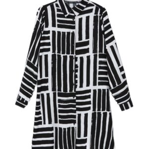 LC واكيكي بلوزة طويلة منقوشة للنساء