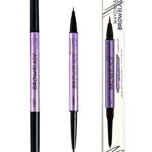 قلم حواجب مقاوم للماء يدوم طويلا بني غامق Maydream
