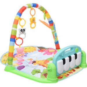 سجادة كبيرة مع ألعاب صوتية للأطفال، هدية ممتعة وترفيهية - متعددة الألوان