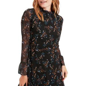 فستان منسوج برقبة عالية للنساء TCLAW19LJ0076 من ترينديول