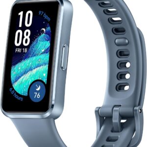 HUAWEI Band 10 Smartwatch with AI-powered Fitness Monitoring, Pro-Level Sleep Analysis, Emotional Wellbeing Assistant, Streamlined Metallic Design, Fast Charging,iOS & Android, HUAWEI Care+, Blue