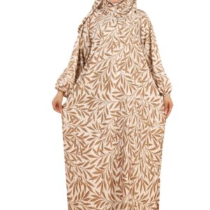 إسدال صلاه نيو فيسكوز مشجّر أنيق يفيض دفئًا وهدوءًا افتراضيًا يعكس تصميم فخم رقيّك في كل لحظة بنقشة أوراق راقية تمنحكِ إطلالة طبيعية جذّابة من فور اتش كود 3009