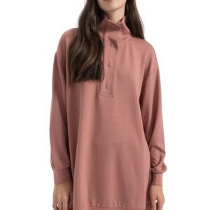 DeFacto Womens Regular Fit Polo Neck Knitted Long Sleeve B0041AX Shirt Tunic (pack of 1)