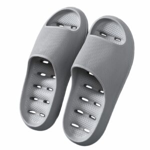 ايوتيو شبشب منزلي بنعل سميك مانع للانزلاق للحمام للنساء والرجال استحمام داخلي للمنزل