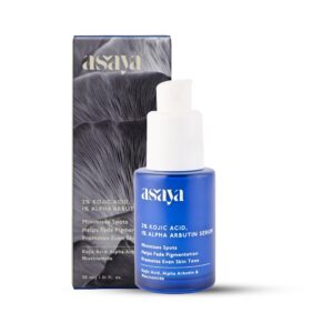 سيروم بحمض الكوجيك 2% مع الفا اربوتين 1% ونياسيناميد لعلاج التصبغات، يخفف من البقع الداكنة والآثار ويعمل على توحيد لون البشرة ويناسب كل أنواع البشرة للجنسين، 30 مل، من اسايا