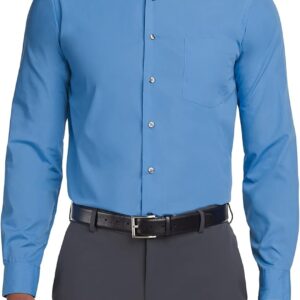 قميص رسمي للرجال من فان هيوزن البوبلين بقصة عادية