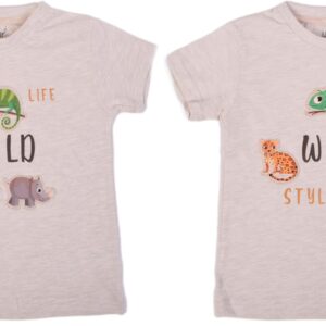 تيشرت بأكمام قصيرة للأولاد الصغار من جونيور، ملابس خارجية للعمل