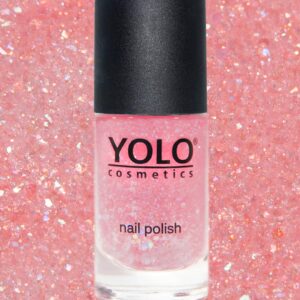 طلاء اظافر اديلا جليتر من يولو 231 - لون روز