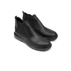 حذاء جلد فاخر للرجال - تصميم سهل الارتداء بطول الكاحل مع نعل متين N-110 من ناو شوز