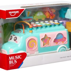 لعبة حافلة موسيقية للأطفال البيبي من هوانجر