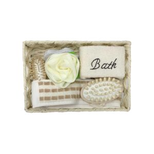 جيني تجربة سبا منزلية مثالية للنساء، مجموعة شاملة للعناية بالاسترخاء والتامل، مجموعة هدايا شخصية (6 قطع) للعناية الذاتية