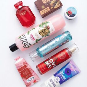 صندوق هدايا للعناية الشخصية للنساء - مجموعة كاملة للعناية بالجسم | توفر اكثر من 30%