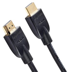 Amazon Basics High-Speed HDMI Cable (18Gbps, 4K/60Hz) - 3 Foot (1M), Black, Gaming Consoles, Television, Personal Computer, Xbox, Projector