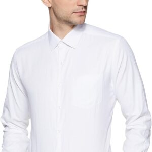 قميص رسمي للرجال بلون موحد وقصة عادية من دايفيرس