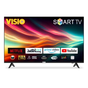 Visio 32 Inch Smart HD LED Frameless TV with Built-in Satellite Receiver| Android 14 | 32VSS22