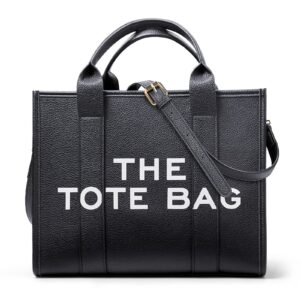 شنطة توت كبيرة للنساء من جلد البولي يوريثين يد عصرية للسفر بمقبض علوي وحقائب كروس