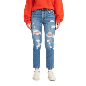 بنطلون جينز قصير اصلي 501 للنساء من ليفايس