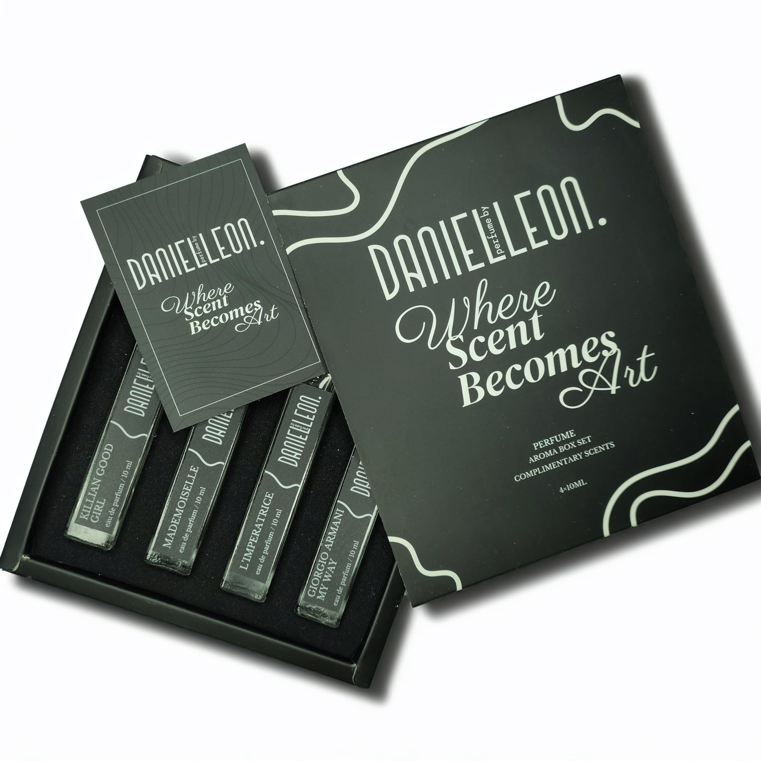 81KQf38CaQL عطر للنساء، عينات عطور مستوحاة من جود جيرل ومادموزيل وماي واي وليمبيراتريس، روائح بحجم مناسب للسفر+ زيت عطر تجريبي 2 مل- مجموعة للنساء من دانيال ليون