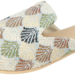 OX womens OX-W-52-Beige/Silver Slipper