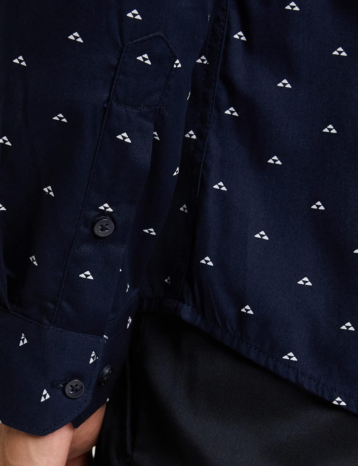 81UnC6CLUbL._AC_SL1500_ قميص رجالي رسمي من مطبوع مصمم بقصة ضيقة من دايفيرس - الصورة 6