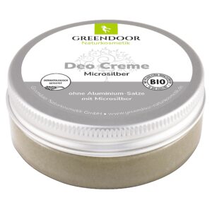 جريندور كريم مزيل العرق مايكرو سيلفر ثلاثي الحماية نباتي قوي للغاية 50 مل بدون رائحة العرق بدون الومنيوم / كحول، طبيعي بدون اختبار على الحيوانات، مثبت من قبل اطباء الجلد